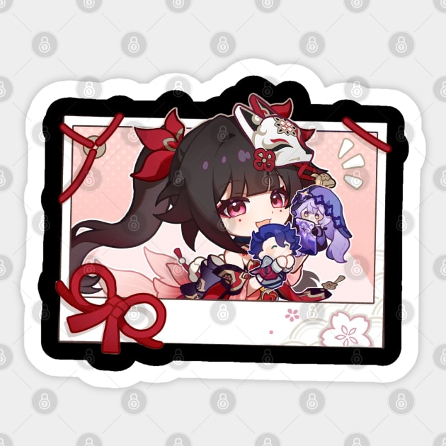 Honkai Star Rail Chibi Sparkle Puppets Sticker by HoyoStan